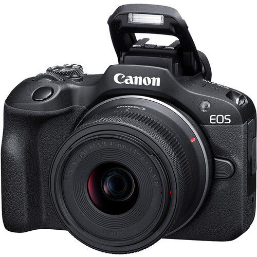 Buy Canon EOS R100 Mirrorless Camera with 18-45mm and 55-210mm Lenses ...