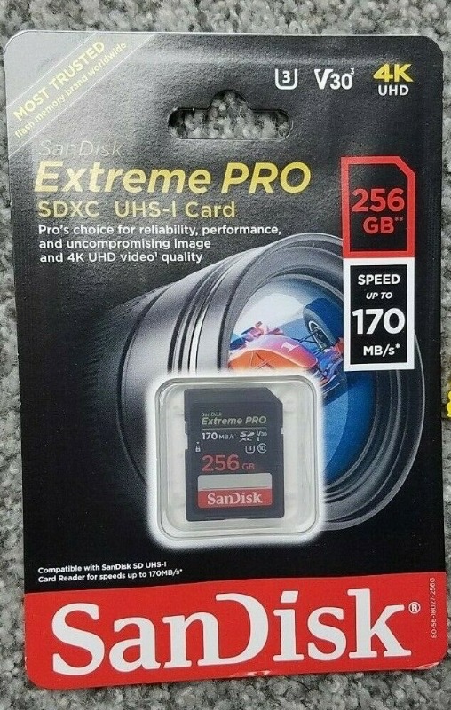 Buy SanDisk 256GB Extreme PRO UHS-I SDXC Memory Card in India at