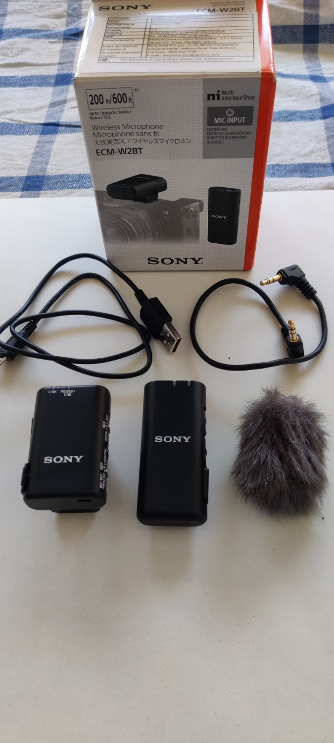 Buy Sony ECM-W2BT Camera-Mount Digital Bluetooth Wireless Microphone ...